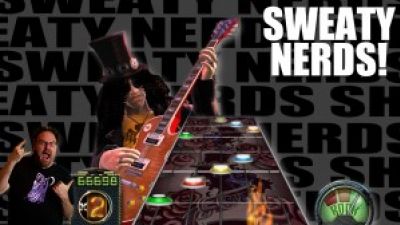 Rockband and Guitar Hero on Sweaty Video Game Nerds! Photo