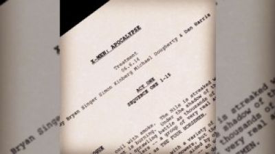 Bryan Singer Teases X-MEN: APOCALYPSE Script Photo – AMC Movie News Photo