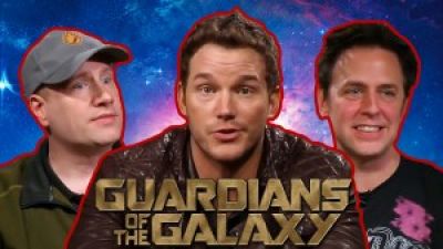 GUARDIANS OF THE GALAXY Interview with Chris Pratt, James Gunn and Kevin Feige Photo