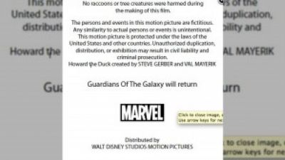 GUARDIANS OF THE GALAXY End Credits Scroll Released – AMC Movie News Photo