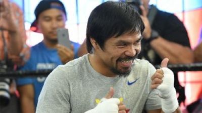 Mayweather/Pacquiao Press Conference Photo