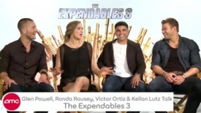 Kellan Lutz, Ronda Rousey, Glen Powell, & Victor Ortiz Talk THE EXPENDABLES 3 With AMC Photo